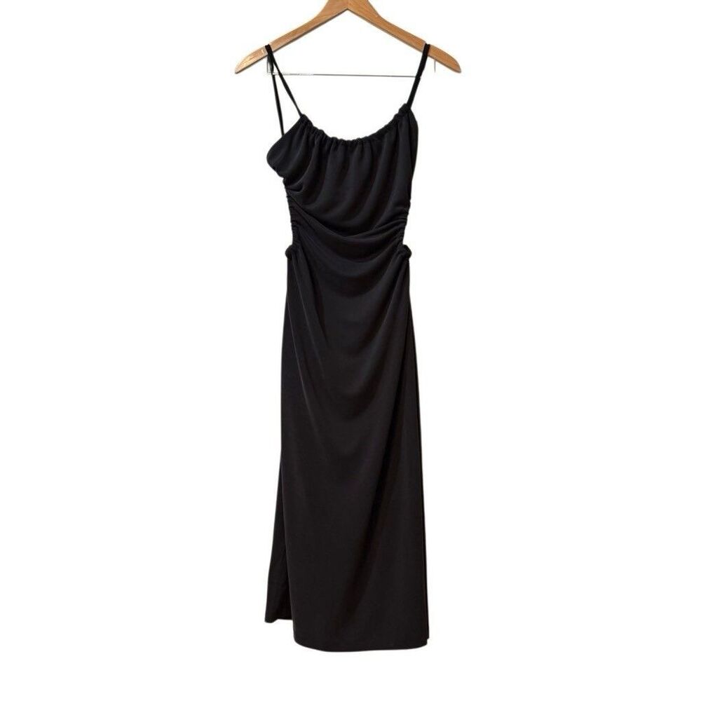 NWT Third Form Pull In Midi Dress Size 8 Open Back Washed Black - Picture 2 of 10
